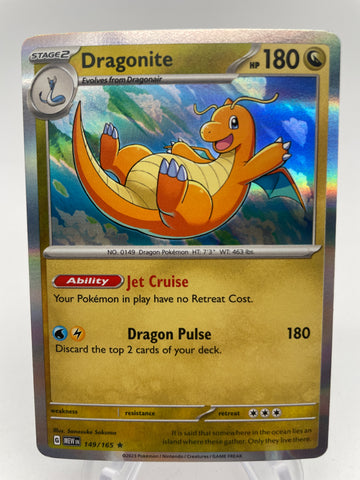 Dragonite Holo MEWen 149/165 Rare