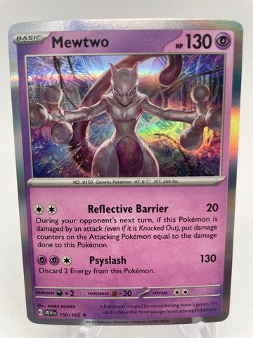 Mewtwo Holo MEWen 150/165 Rare