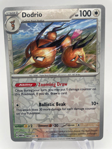 Dodrio Reverse Holo MEWen 085/165 Rare