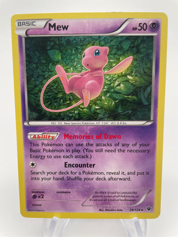 Mew 29/124 Fates Collide HP