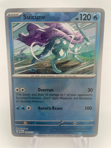 Suicune 024/131 PREen Reverse Holo Pokeball