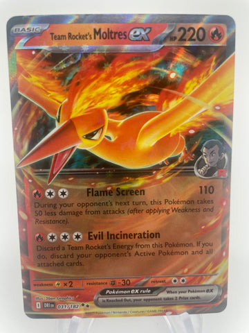 Team Rocket's Moltres ex DRIen 031/182 Double Rare
