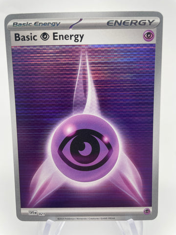 Basic Psychic Energy SVEen 021 White Flare Black Bolt Holo