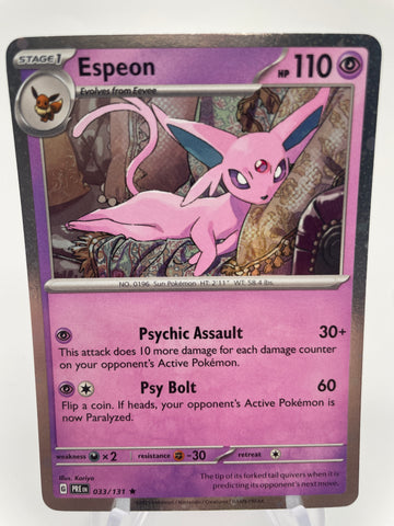 Espeon 033/131 PREen Cosmos Holo Costco Exclusive
