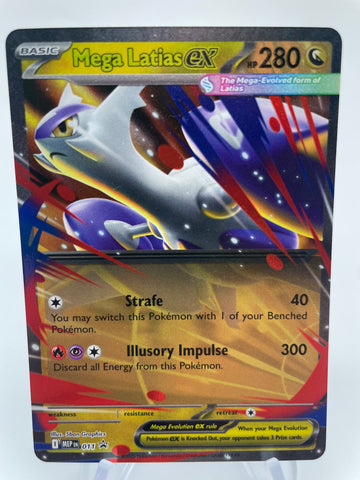 Mega Latias 011 MEPen Black Star Promo