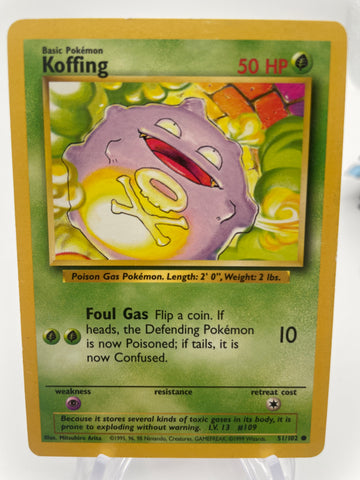 Koffing Base Set 51/102 DMG
