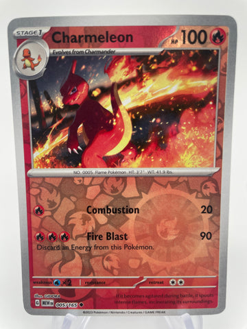 Charmeleon MEWen 005/165 RH Reverse Holo