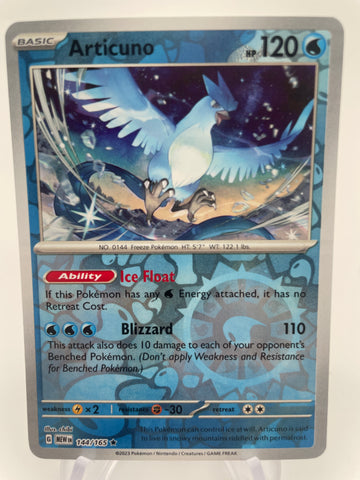 Articuno MEWen 144/165 RH Rare
