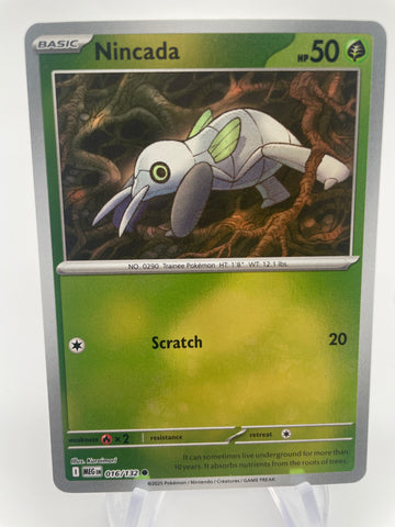 Nincada MEGen 016/132 Reverse Holo RH