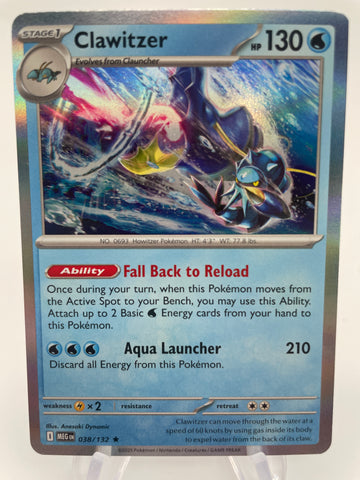 Clawitzer MEGen 038/132 Holo