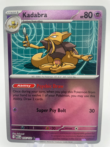 Kadabra MEGen 055/132 Reverse Holo