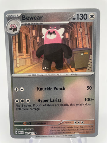 Bewear MEGen 112/132 Reverse Holo