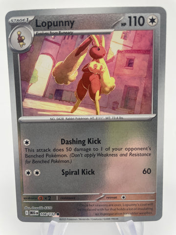 Lopunny MEGen 108/132 Reverse Holo