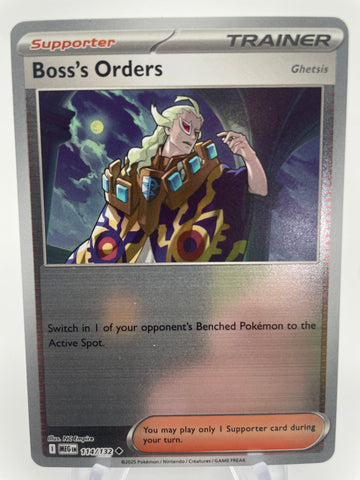 Boss's Orders Ghetsis MEGen 114/132 Reverse Holo