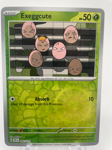 Exeggcute SSPen 002/191 Reverse Holo RH