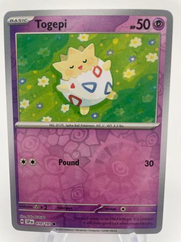 Togepi SSPen 070/191 Reverse Holo