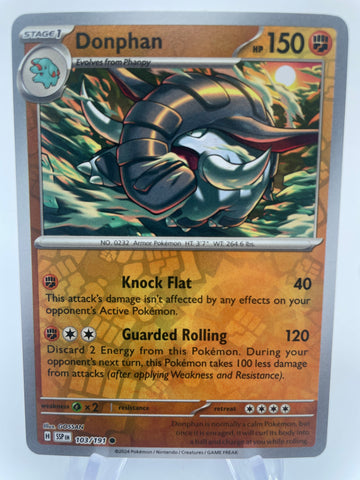 Donphan SSPen 103/191 Reverse Holo RH