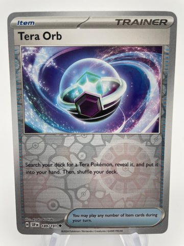 Tera Orb SSPen 189/191 Reverse Holo RH
