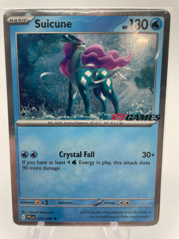 Suicune PFLen 026/094 Cosmos Holo EB Games Stamp