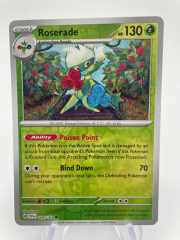 Roserade TEFen 009/162 Reverse Holo RH