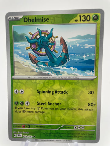 Dhelmise TEFen 019/162 Reverse Holo RH