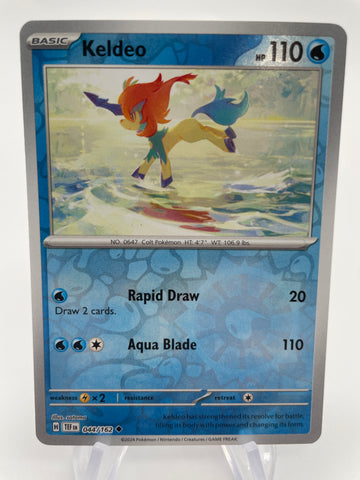 Keldeo TEFen 044/162 Reverse Holo RH