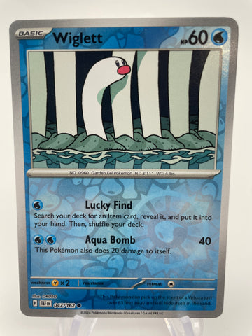 Wiglett TEFen 047/162 Reverse Holo RH