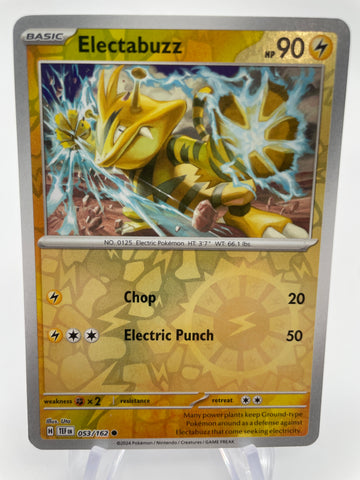 Electabuz TEFen 053/162 Reverse Holo RH