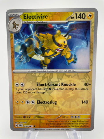 Electivire TEFen 054/162 Reverse Holo RH