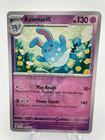 Azumarill TEFen 065/162 Reverse Holo RH
