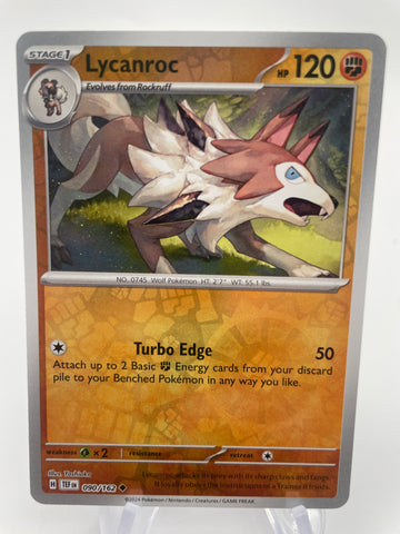 Lycanroc TEFen 090/162 Reverse Holo RH