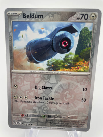 Beldum TEFen 113/162 Reverse Holo RH