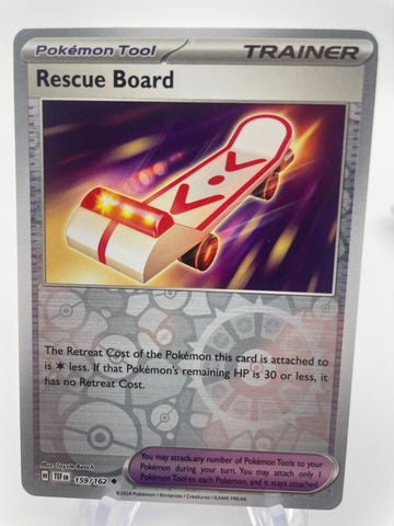 Rescue Board TEFen 159/162 Reverse Holo RH